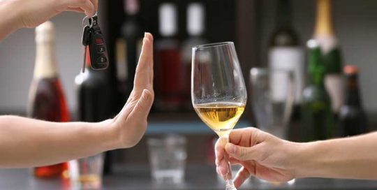 Conduzir ou beber é uma escolha que tem de fazer